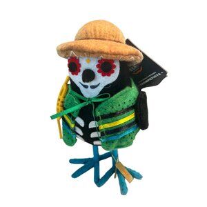 2017 Target Hyde & Eek Trompetista Day Of The Dead Bird Figurine